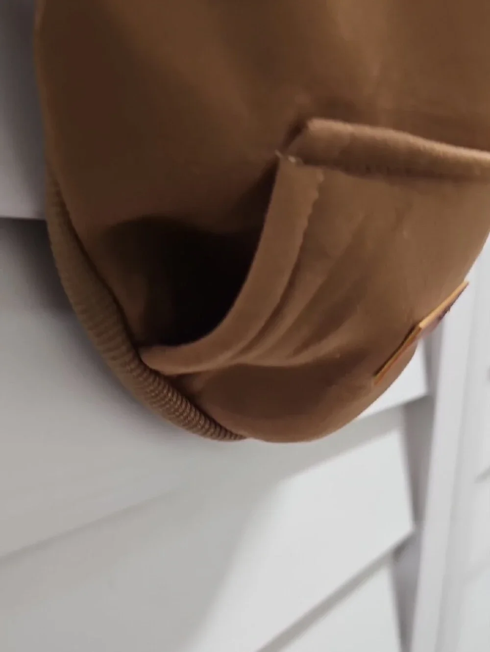 Baobicute Solid Brown Hooded Pet Onesie